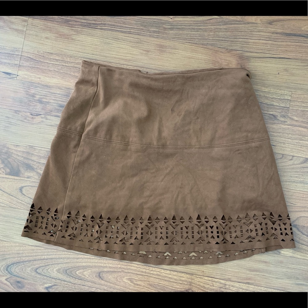 Fall brown skirt